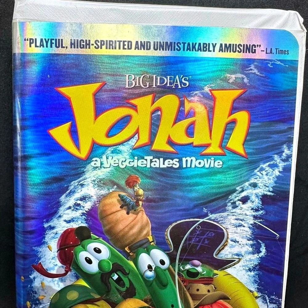 Jonah A VeggieTales Movie VHS 2002 Idea Artisan Holographic‎ Clamshell G Rated